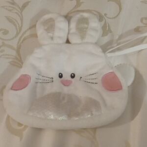 White and Pink Bunny Kids Pouch